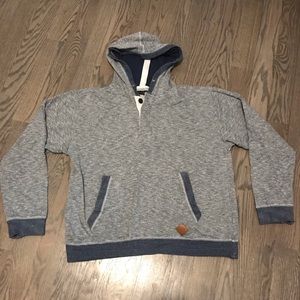 Ocean Current gray hooded sweatshirt Size XL